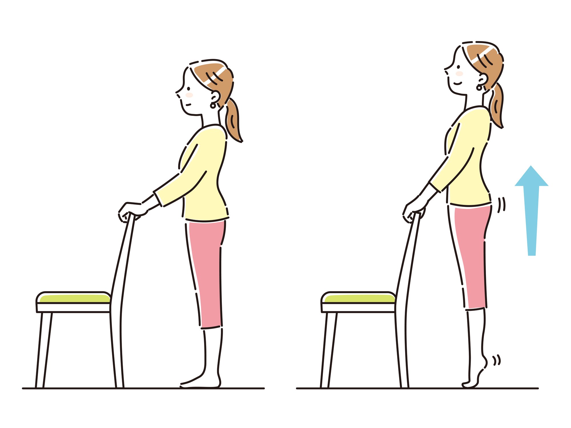 かかと上げ