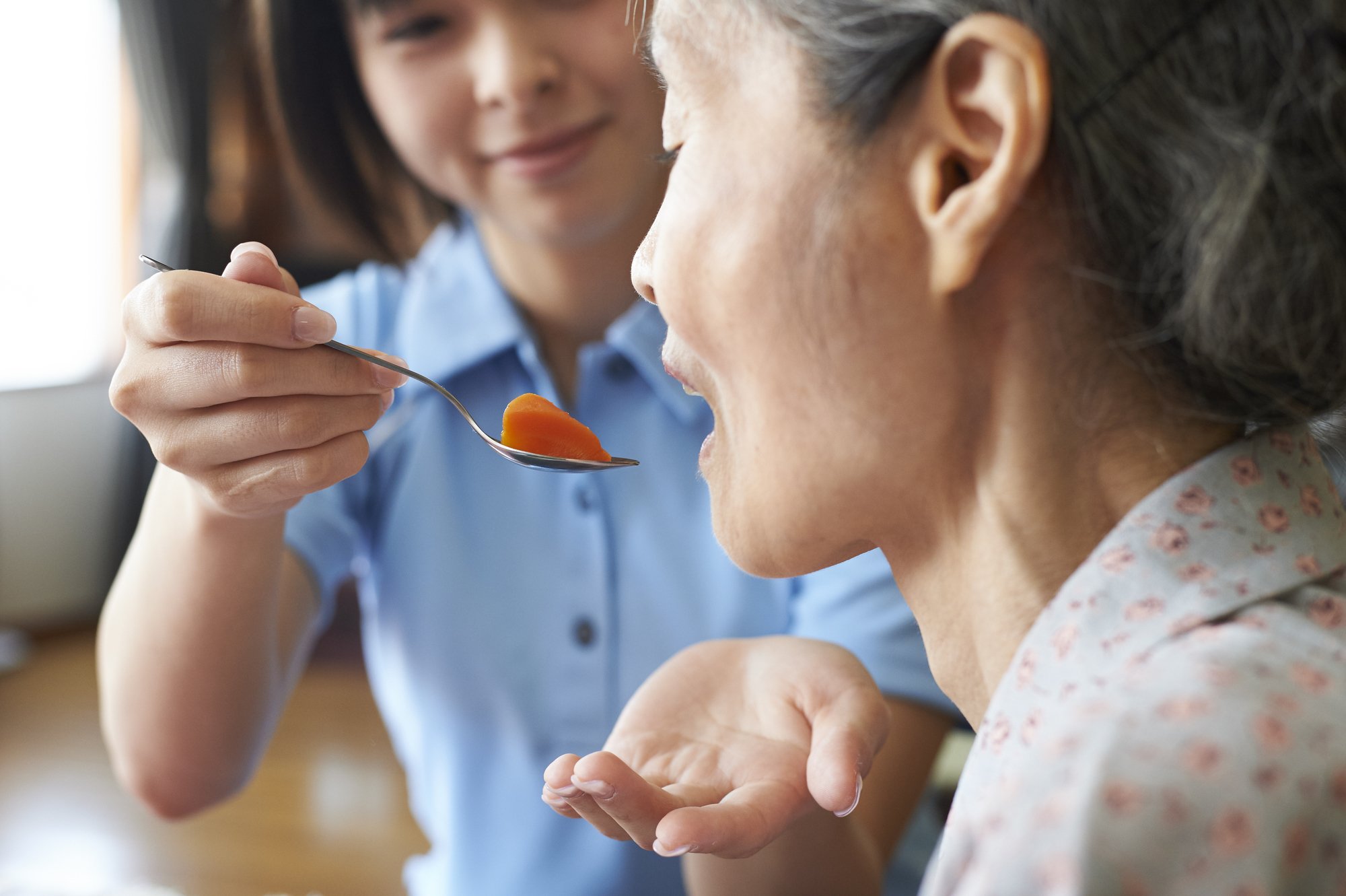 食事介助の様子